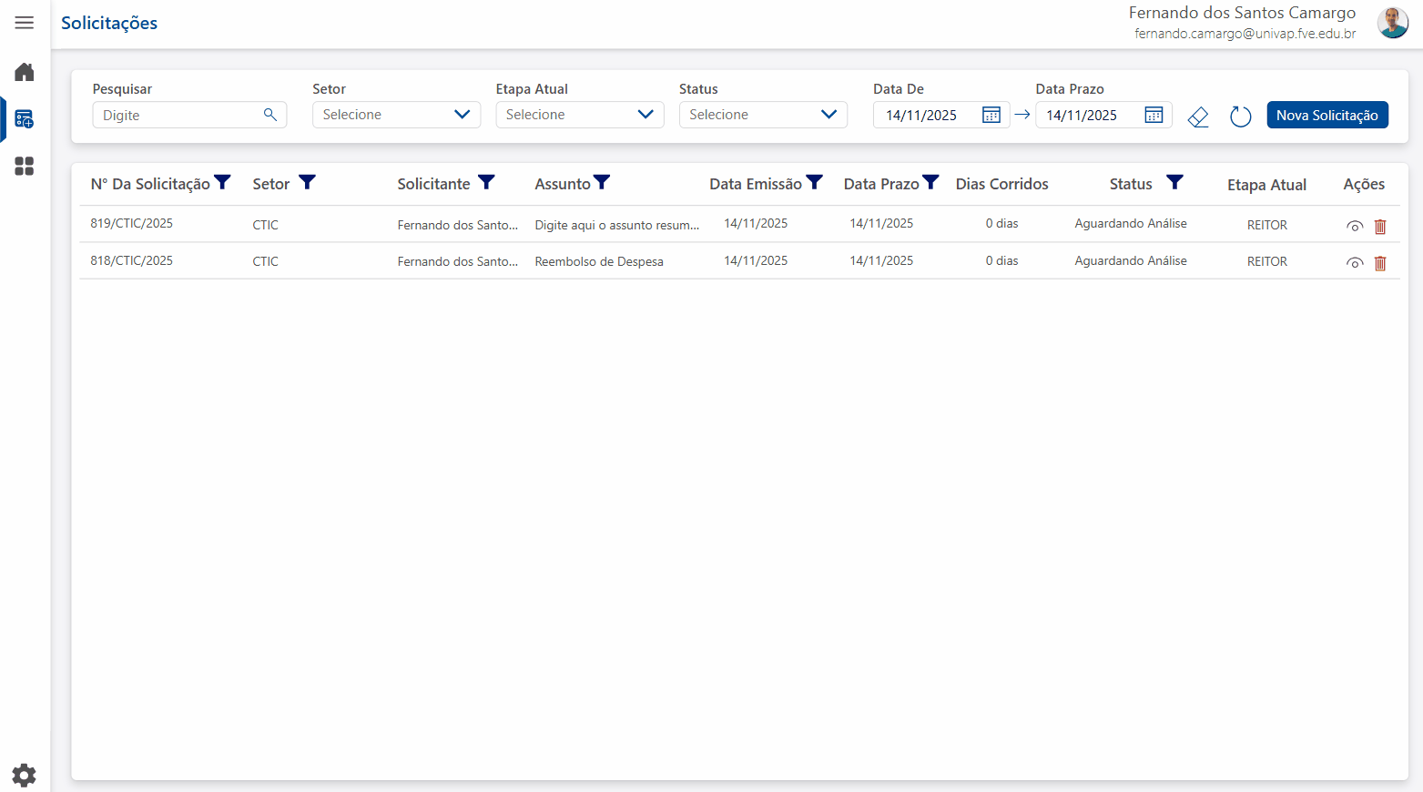 Inclusão de Solicitação - Análise - Processo Não definido.gif
